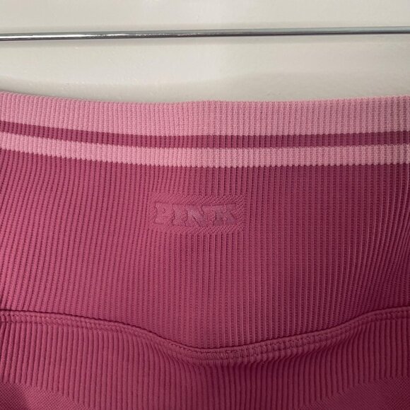 PINK Victoria's Secret Leggings Womens XL‎ Pink High Rise Seamless Yoga Workout - Picture 5 of 9